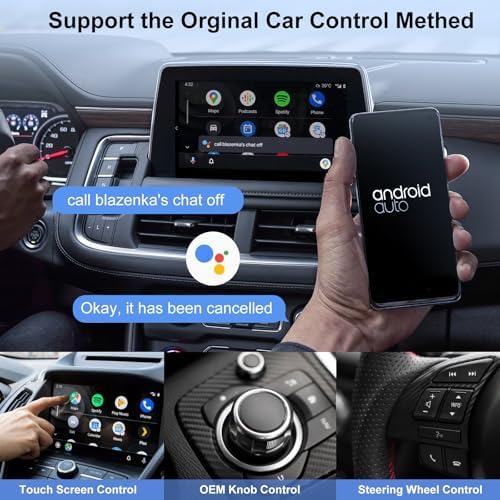 UWECAN Wireless Android Auto Adapter UK Converts Wired to Wireless, Plug & Play, Cars 2017+