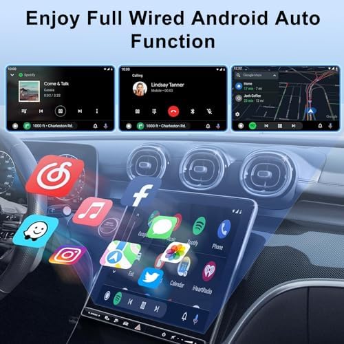 UWECAN Wireless Android Auto Adapter UK Converts Wired to Wireless, Plug & Play, Cars 2017+