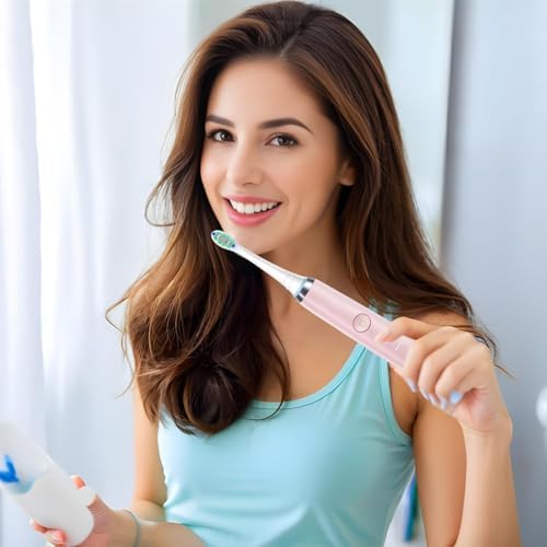 Toothbrush Heads Compatible with Philips Sonicare Electric Toothbrush, Replacement Brush Heads Fit for Sonicare 3100 4100 4300 5300 5500 6100 9000 (8 White, 8 Count(Pack of 1))