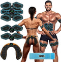 EMS Muscle Stimulator, ABS Trainer Muscle Stimulator, 6 Modes & 19 Intensities Abs Workout Equipment, USB Rechargeable Tactical X Abs Stimulator Full Body Ab/Hip Trainer