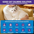 Cat Calming Plug-in - Calming Pheromone Diffuser for Relaxation, Calming Diffuser Kit for Cat with 2 Diffuser + 4 Refill 48ml Vials 6 In 1 for 4 Months of Comfort
