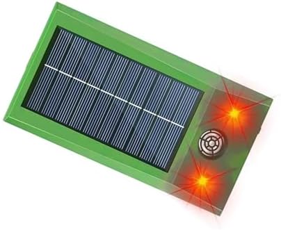 Cat Repellent for Gardens UK - Solar Powered Ultrasonic Cat Deterrent Waterproof Outdoor for Garden Repelling Cats, Foxes, Squirrels, Pigeons, Rodents