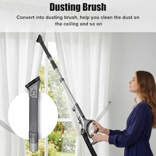 Compitable with Shark Vacuum Dusting Brush & Crevice Tool –Replaces Shark Lift Away Accessories, Compatible with Shark Hoover Attachments and Parts & Vacuum Cleaning Tools for Rotator Series